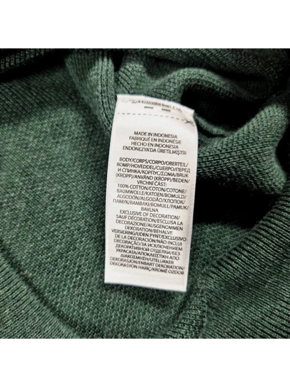 Polo Ralph Lauren Shirt Mens Large Green Pima Cotton Preppy Old Money Sweater